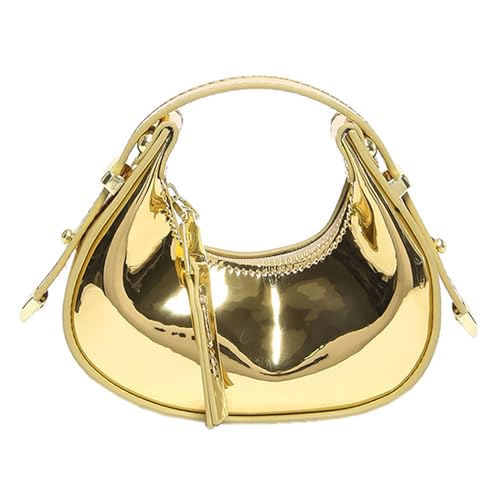 BUBEFSKD Frauen Tasche Auffällige Kupplungsbeutel Abend PU Lederknödel Handtasche Für Hochzeit Frauen Abendtasche Auffällige Handtasche PU Leder Geldbeutel von BUBEFSKD