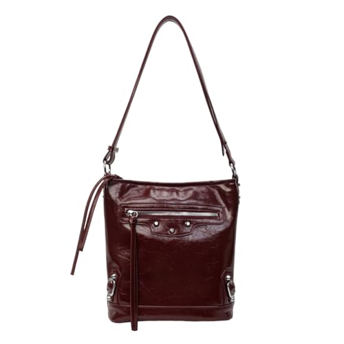 BUBEFSKD Frauen Tasche Große Kapazität Achselhöhle Einkaufen Dating PU Leder Schulterhand Handtasche Allzugemachte Unterarm Mode Achsel Für Frauen PU Leder Handtasche Schulter Shopping Dating von BUBEFSKD