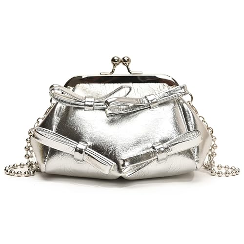 BUBEFSKD Frauen Tasche Modebögen Crossbody Kettenband Schulter Kleine Handtasche All Matching Messengers Frauen Modebögen Crossbody Kleine Handtasche Kette Gurt Gurt Schulter BUBEFSKD Frauen Tasche Modebögen Crossbody Kettenband Schulter Kleine Handtasche All Matching Messengers Frauen Modebögen Crossbody Kleine Handtasche Kette Gurt Gurt Schulter von BUBEFSKD