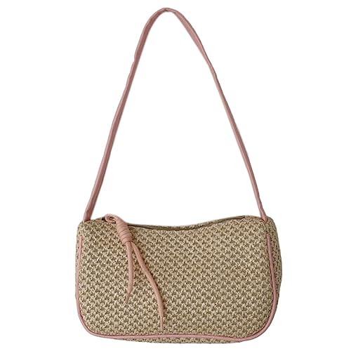 BUBEFSKD Frauen Umhängetasche Rattan Gewebte Unterarm Tasche Damen Handtasche Mode Mädchen Schulter Einkaufshandtaschen Für Frauen Mit Reißverschluss Für Mädchen BUBEFSKD Frauen Umhängetasche Rattan Gewebte Unterarm Tasche Damen Handtasche Mode Mädchen Schulter Einkaufshandtaschen Für Frauen Mit Reißverschluss Für Mädchen von BUBEFSKD
