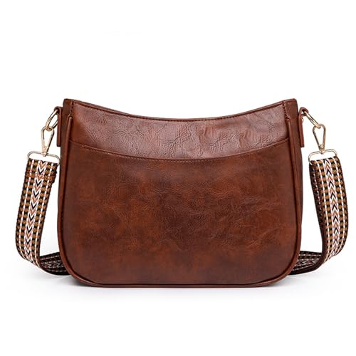 BUBEFSKD Frauen Weitgurt Umhängetasche PU Leder Crossbody Große Kapazität Messenger Moderne Handtasche Für Arbeit Reisen PU Leder Schulter Breit Gurt Crossbody Moderner Messenger BUBEFSKD Frauen Weitgurt Umhängetasche PU Leder Crossbody Große Kapazität Messenger Moderne Handtasche Für Arbeit Reisen PU Leder Schulter Breit Gurt Crossbody Moderner Messenger von BUBEFSKD