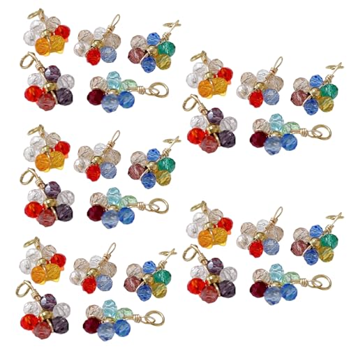 BUBEFSKD Funkelnde Kristallblume Perlen Anhänger Auffällige Perlenverzierungen Mode Frauen Halskette Liefert Armbänder von BUBEFSKD