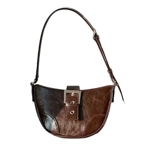 BUBEFSKD Funktionale Umhängetasche Für Arbeit Und Reise PU Leder Crossbody Taschen Unterarm Handtasche Unisex Tasche von BUBEFSKD