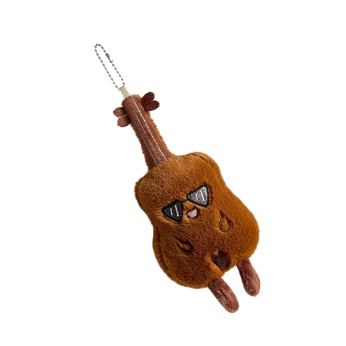 BUBEFSKD Geigenform Geformtes Gefülltes Spielzeug Mit Keychain Clip Musikliebhaber Geschenk Für Freundstaschen Dekoration Weiche Textur Vorhanden Tragbares Geigenbeutelzubehör Accessoire von BUBEFSKD