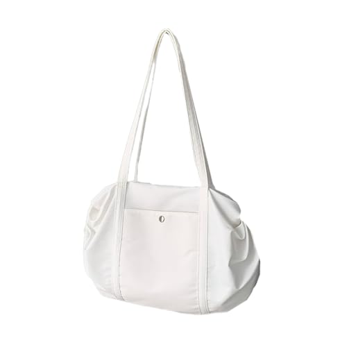 BUBEFSKD Geräumige Umhängetasche Einfache Feste Farbe Großer Kapazität Handtasche Unterarm Für Einkäufe Und Arbeitsreisen Mode Schulter von BUBEFSKD