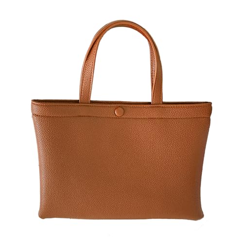 BUBEFSKD Großkapazität Büro PU Leder Handtasche Für Frauen Koreanische Elegante Feste Farbe Casual Travel Work Shopper Bag Geldbörse Damenmilde Farbhandtasche BUBEFSKD Großkapazität Büro PU Leder Handtasche Für Frauen Koreanische Elegante Feste Farbe Casual Travel Work Shopper Bag Geldbörse Damenmilde Farbhandtasche von BUBEFSKD