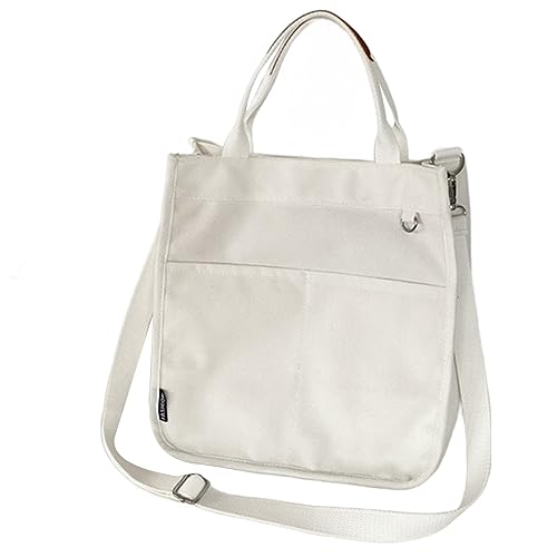 BUBEFSKD Großkapazität Einkaufstasche Frauen Leinwand Schulter Lässig Handtaschen Für Frauen Schule Teenager Crossbody Geräumige Einkaufstasche von BUBEFSKD