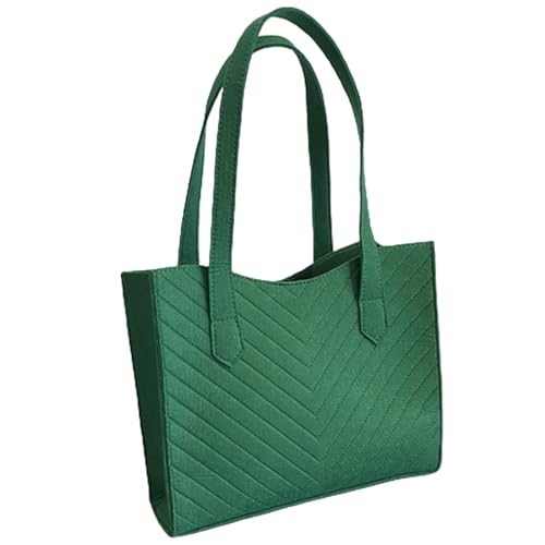 BUBEFSKD Großkapazität Einkaufstasche Trendige Und Funktionale Umhängetaschen Handtasche Für Frauen Und Mädchen Filztaschen BUBEFSKD Großkapazität Einkaufstasche Trendige Und Funktionale Umhängetaschen Handtasche Für Frauen Und Mädchen Filztaschen von BUBEFSKD