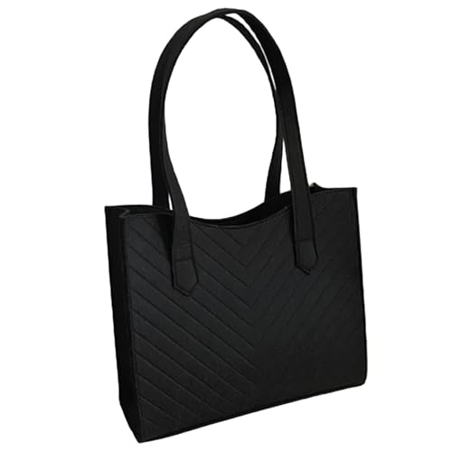 BUBEFSKD Großkapazität Einkaufstasche Trendige Und Funktionale Umhängetaschen Handtasche Für Frauen Und Mädchen Filztaschen BUBEFSKD Großkapazität Einkaufstasche Trendige Und Funktionale Umhängetaschen Handtasche Für Frauen Und Mädchen Filztaschen von BUBEFSKD