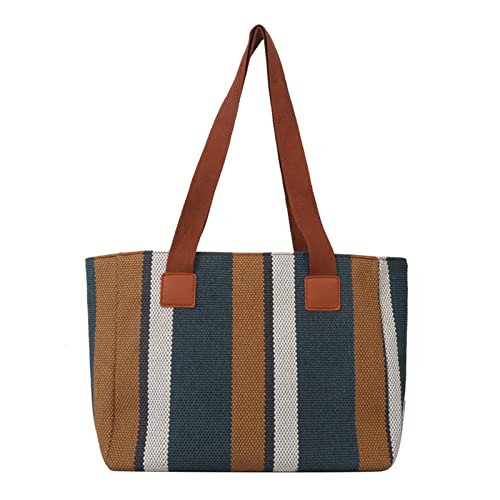 BUBEFSKD Großkapazität Umhängetaschen Für Frauen Oberen Tasche Casual Nylon Handtaschen Einkaufstaschen Wiederverwendbare Einkaufstaschen Frauen von BUBEFSKD