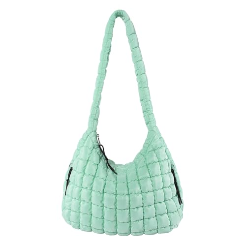 BUBEFSKD Großkapazität Wolke Falten Umhängetasche Nylonschlingen Geldbörse Für Verschiedene Gelegenheit Falteneinkäufe von BUBEFSKD