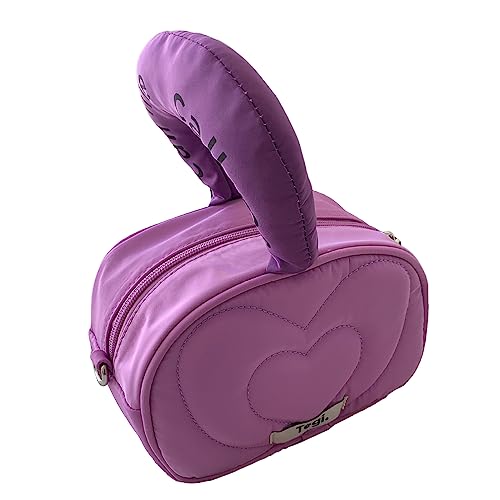 BUBEFSKD Handtasche Koreanischen Stil Freizeit Umhängetasche Crossbody Cosmetics Make Up Tasche Lady Geldbeutel Schwarz Blau Grün Trendy von BUBEFSKD