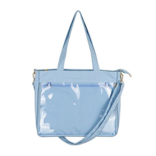 BUBEFSKD Japanische Crossbody Tasche Für Frauen Süße Leinwand Schmerz Teen Schulter Student Handtasche Schöne Klare Messenger Student JK Pain Women Schulter Niedlicher Messenger Teenager Leinwand von BUBEFSKD