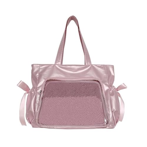 BUBEFSKD Japanische Klare Fenster Umhängetasche Für Frauen Mädchen Mode Top Handtasche Große Kapazität Stift Anzeige Schulter von BUBEFSKD