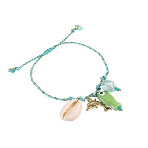 BUBEFSKD Keramik Seesterne Hülle Fisch Charme Einstellbar Geflochten von BUBEFSKD