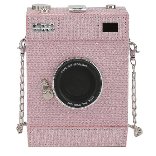 BUBEFSKD Kettenriemen Messengerbeutel Für Frauen PU Leder Schulter Kamera Box Crossbody Hülle Kleine Quadratische Frauen Kamera Box Schulterkette Gurt Crossbody Hüllkurve Clutch BUBEFSKD Kettenriemen Messengerbeutel Für Frauen PU Leder Schulter Kamera Box Crossbody Hülle Kleine Quadratische Frauen Kamera Box Schulterkette Gurt Crossbody Hüllkurve Clutch von BUBEFSKD