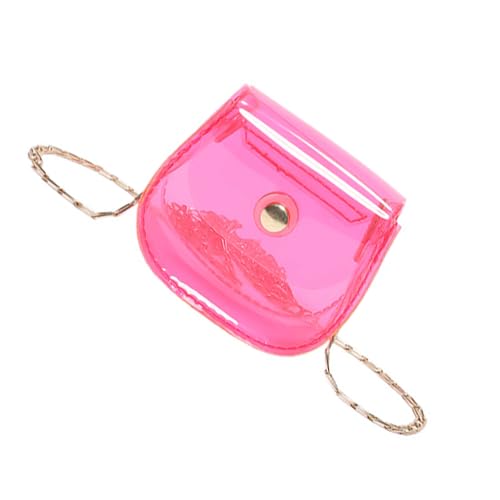 BUBEFSKD Klare Umhängetasche Für Frauen Kleine Botenketten Crossbody Mode Münze Geldbörse Frauen Klar Crossbody Small Schulter Sättel Messenger von BUBEFSKD
