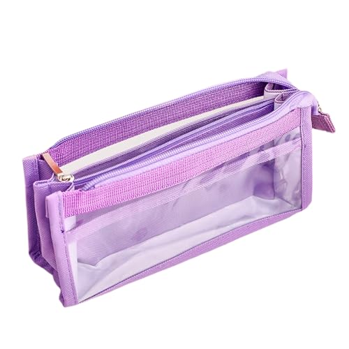 BUBEFSKD Klarer Bleistiftkoffer 6-Layer Beutel Große Kapazität Stiftbeutel Cartoon Box Back to School Supplies Für Mädchen von BUBEFSKD