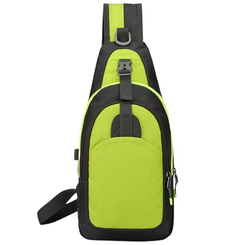 BUBEFSKD Komfortable Wanderschlingen Camping Cycling Crossbody Brust Wasserdichte Nylon Schulter Rucksack Für Outdoor Sport Multi Pocket Bike BUBEFSKD Komfortable Wanderschlingen Camping Cycling Crossbody Brust Wasserdichte Nylon Schulter Rucksack Für Outdoor Sport Multi Pocket Bike von BUBEFSKD