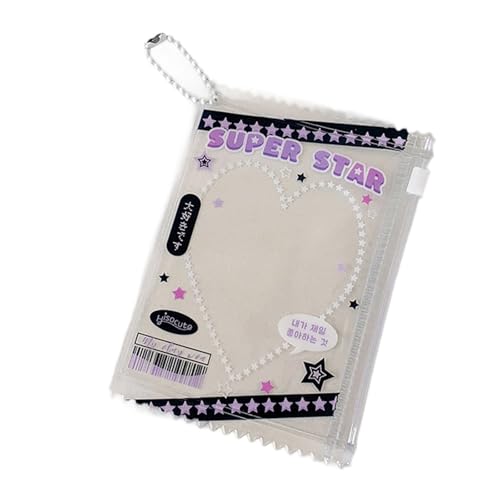 BUBEFSKD Korean Clear Card Case Organisatoren 3inch Reißverschluss In Tasche Für Kreditfotos Und Kleine Zubehör Niedlicher Für Mädchen BUBEFSKD Korean Clear Card Case Organisatoren 3inch Reißverschluss In Tasche Für Kreditfotos Und Kleine Zubehör Niedlicher Für Mädchen von BUBEFSKD