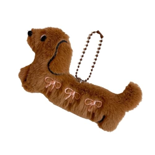 BUBEFSKD Kreativer Dackel Plüsch Schlüsselanhänger Einzigartiger Hund Charme Für Bag Accessoires Und Schlüsselhalter Hängen Dekoration Hängende Dekoration von BUBEFSKD
