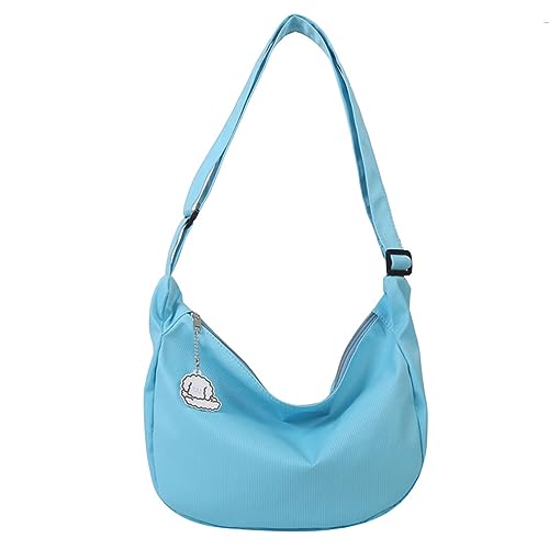 BUBEFSKD Leichte Nylon Umhängetasche Mit Niedlichen Anhänger Crossbody Taschen Für Frauen Perfekt Pendel Und Einkaufstasche BUBEFSKD Leichte Nylon Umhängetasche Mit Niedlichen Anhänger Crossbody Taschen Für Frauen Perfekt Pendel Und Einkaufstasche von BUBEFSKD