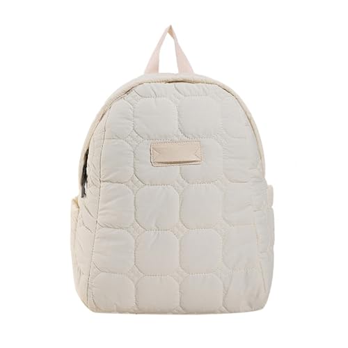 BUBEFSKD Leichter Puffer Rucksack Casual Rucksack Schulbuchbeutel Mit Verstellbarem Riemen Für Frauen Männer Reisen Wanderklettern Frauen von BUBEFSKD