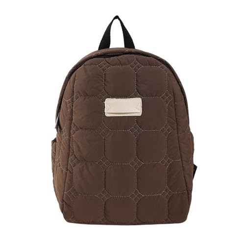 BUBEFSKD Leichter Puffer Rucksack Casual Rucksack Schulbuchbeutel Mit Verstellbarem Riemen Für Frauen Männer Reisen Wanderklettern Frauen von BUBEFSKD