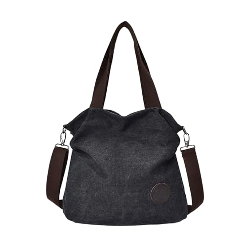 BUBEFSKD Leinwandhandtasche Für Frauen Mit Großer Kapazität Und Multifunktionaler Freizeitbag Umhängetaschen Für Verstellbare Schultergurtbeutel von BUBEFSKD