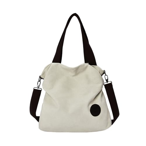 BUBEFSKD Leinwandhandtasche Für Frauen Mit Großer Kapazität Und Multifunktionaler Freizeitbag Umhängetaschen Für Verstellbare Schultergurtbeutel von BUBEFSKD