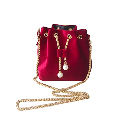 BUBEFSKD Luxushandtaschen Frauen Mode Samt Umhängetasche Metallketten Crossbody Taschen Große Kapazität Frauen Umhängetasche BUBEFSKD Luxushandtaschen Frauen Mode Samt Umhängetasche Metallketten Crossbody Taschen Große Kapazität Frauen Umhängetasche von BUBEFSKD