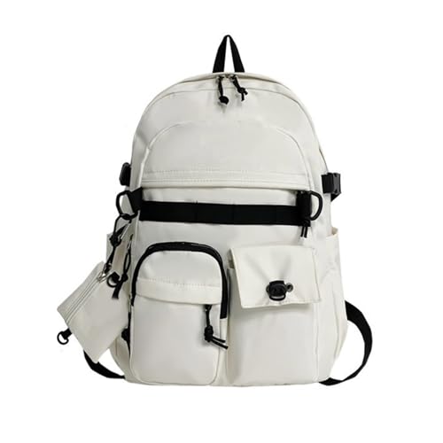 BUBEFSKD Mode Ästhetische Schultasche Für Teenager Mädchen Einfache Und Funktionale Laptop Rucksack Nylon Schülerbuchbeutel Daypack Outdoor Aktivitäts Rucksack Freien BUBEFSKD Mode Ästhetische Schultasche Für Teenager Mädchen Einfache Und Funktionale Laptop Rucksack Nylon Schülerbuchbeutel Daypack Outdoor Aktivitäts Rucksack Freien von BUBEFSKD