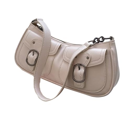 BUBEFSKD Mode Achselhöhle Große Kapazität PU Leder Schulter Für Mädchen Frauen Vintage Lady Geldbeutel Trendy Handtasche Unterarm PU Leder Handtasche von BUBEFSKD
