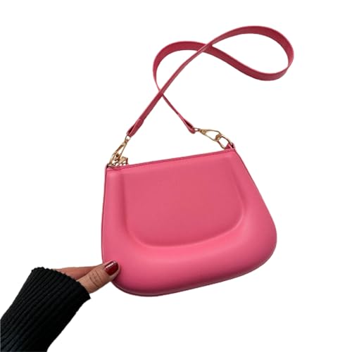 BUBEFSKD Mode Frauen Tasche Vielseitige Schultersattelform Moderne Und Funktionale Mädchen Crossbody PU Langlebig Für Reisetrendy Für Einbesetzte Und Raffinierte Geldbeutel Girls Sattelform von BUBEFSKD
