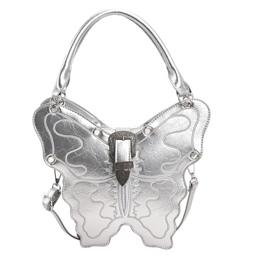 BUBEFSKD Mode Leder Umhängetasche Schmetterlingsform Handtasche Einzigartige Tasche Elegant Crossbody Casual Messenger Punk Pu Leder Crossbody Tasche BUBEFSKD Mode Leder Umhängetasche Schmetterlingsform Handtasche Einzigartige Tasche Elegant Crossbody Casual Messenger Punk Pu Leder Crossbody Tasche von BUBEFSKD