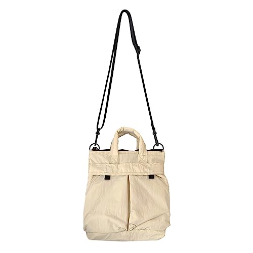 BUBEFSKD Mode Nylon Umhängetasche Casual Leichter Reisekäufer Crossbody Handtasche Für Teen Girls Women Small Messenger Tasche von BUBEFSKD