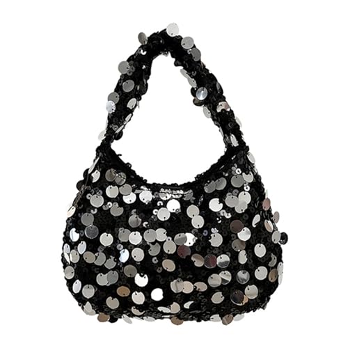 BUBEFSKD Mode Paillettenhand Handtasche Leichte Frauen Abendbein Glitzer Casual Bag Für Frauen Verleihen Ihrer Look Casual Handtasche Charme von BUBEFSKD