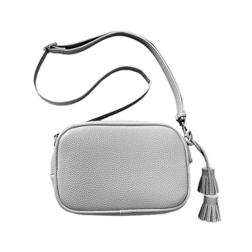 BUBEFSKD Mode Quasten Crossbody Tasche Für Frauen Und Studenten PU Leder Schulterbeteiligte Satchel Square Handtasche Frauen Kleine Geldbörse von BUBEFSKD