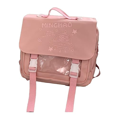 BUBEFSKD Mode Und Niedliche Rucksack Für Mädchen Mit Transparenter Tasche Nylon JK School Travel Laptop Rucksack Transparente BUBEFSKD Mode Und Niedliche Rucksack Für Mädchen Mit Transparenter Tasche Nylon JK School Travel Laptop Rucksack Transparente von BUBEFSKD