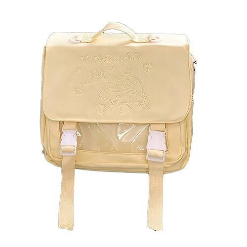 BUBEFSKD Mode Und Niedliche Rucksack Für Mädchen Mit Transparenter Tasche Nylon JK School Travel Laptop Rucksack Transparente BUBEFSKD Mode Und Niedliche Rucksack Für Mädchen Mit Transparenter Tasche Nylon JK School Travel Laptop Rucksack Transparente von BUBEFSKD