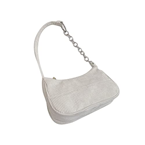BUBEFSKD Mode Unterarm Taschen Streifen Cord Schulter Mit Reißverschluss Messenger All Match Kupplung Handtasche Für Weihnachtsfeier Unterarmtasche BUBEFSKD Mode Unterarm Taschen Streifen Cord Schulter Mit Reißverschluss Messenger All Match Kupplung Handtasche Für Weihnachtsfeier Unterarmtasche von BUBEFSKD