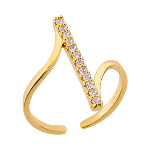 BUBEFSKD Moderne Goldene Oder Versilberte Geometrische Ringe Kirsite Verstellbares Ehering Stylish Zircon Inlayed Rings Geschenk Für Ihr Robustes Gold Oder Silberton Geometriezubehör BUBEFSKD Moderne Goldene Oder Versilberte Geometrische Ringe Kirsite Verstellbares Ehering Stylish Zircon Inlayed Rings Geschenk Für Ihr Robustes Gold Oder Silberton Geometriezubehör von BUBEFSKD