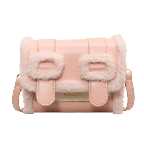 BUBEFSKD Moderne Plüsch Umhängetasche Für Verstellbare Crossbody Taschen Frauen Perfekt Arbeit Und Tägliche Nutzung Von Crossbody Taschen Jugendliche Mädchen von BUBEFSKD