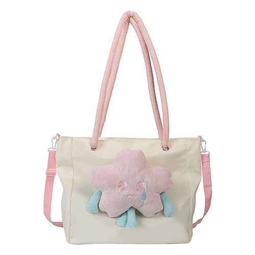 BUBEFSKD Niedliche Star Cross Body Umhängetaschen Schulanwendung Mit Großer Kapazität Messenger Taschen Für Mädchen Frauen Vielseitige Nylon Geräumige Aufbewahrungstasche BUBEFSKD Niedliche Star Cross Body Umhängetaschen Schulanwendung Mit Großer Kapazität Messenger Taschen Für Mädchen Frauen Vielseitige Nylon Geräumige Aufbewahrungstasche von BUBEFSKD