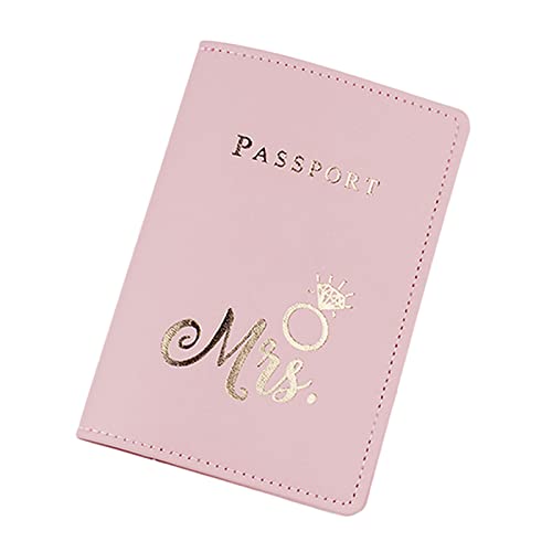 BUBEFSKD PU Leder Passport Coverhalter Für Frauen Männer Liebhaber Ehepaar Reisen Modeharten Dokumente Hochzeiten Geschenkpasshalter von BUBEFSKD