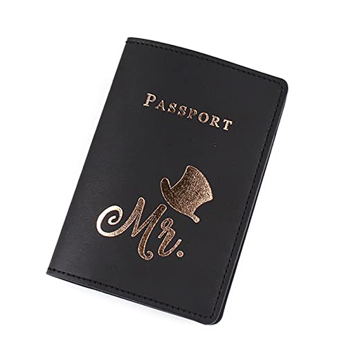BUBEFSKD PU Leder Passport Coverhalter Für Frauen Männer Liebhaber Ehepaar Reisen Modeharten Dokumente Hochzeiten Geschenkpasshalter von BUBEFSKD