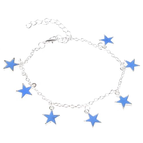 BUBEFSKD Quastenstern Blaues Leuchtendes Armband Fachkettchen Verstellbares Armband Leuchten In Der Dunklen Frau Meer BUBEFSKD Quastenstern Blaues Leuchtendes Armband Fachkettchen Verstellbares Armband Leuchten In Der Dunklen Frau Meer von BUBEFSKD