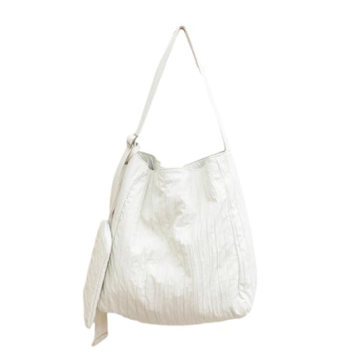 BUBEFSKD Reißverschluss Umhängetasche Mit Beutel Koreanische Mode Plissierte Leinwand Feste Farbe Großer Kapazität Crossbody Eimer Tasche Mehrere Taschen Handtasche BUBEFSKD Reißverschluss Umhängetasche Mit Beutel Koreanische Mode Plissierte Leinwand Feste Farbe Großer Kapazität Crossbody Eimer Tasche Mehrere Taschen Handtasche von BUBEFSKD