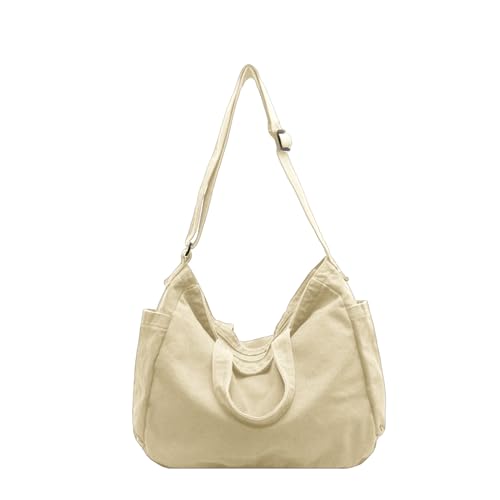 BUBEFSKD Retro Inspirierte Leinwand Crossbody Tasche Große Kapazität Schlinge Satchel Japaner Oftbeutel Leinwand Schlinge BUBEFSKD Retro Inspirierte Leinwand Crossbody Tasche Große Kapazität Schlinge Satchel Japaner Oftbeutel Leinwand Schlinge von BUBEFSKD