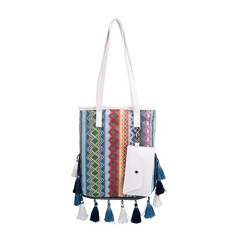 BUBEFSKD Retro Mode Umhängetasche Für Frauen Stilvoller Und Vielseitiger Handtasche Große Kapazität Einkaufsbeutel Große Handtaschen Für Frauen von BUBEFSKD